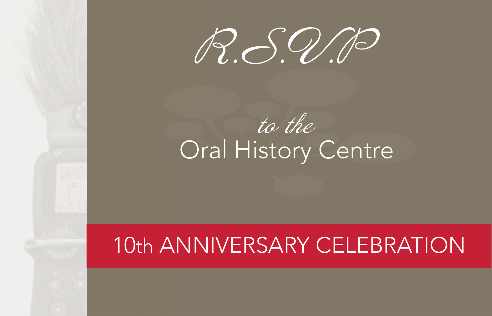 OHC - 10th Anniversary Celebration Event Banner